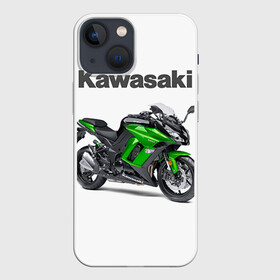 Чехол для iPhone 13 mini с принтом Kawasaky Ninja 1000 в Белгороде,  |  | Тематика изображения на принте: kawasaky