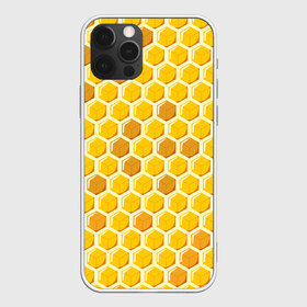 Чехол для iPhone 12 Pro Max с принтом Медовые соты в Белгороде, Силикон |  | арт | еда | мед | пчелы | соты