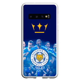 Чехол для Samsung Galaxy S10 с принтом FC Leicester Vardi в Белгороде, Силикон | Область печати: задняя сторона чехла, без боковых панелей | Тематика изображения на принте: лестер