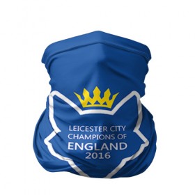 Бандана-труба 3D с принтом FC Leicester в Белгороде, 100% полиэстер, ткань с особыми свойствами — Activecool | плотность 150‒180 г/м2; хорошо тянется, но сохраняет форму | 