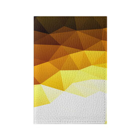 Обложка для паспорта матовая кожа с принтом Solid Polygon в Белгороде, натуральная матовая кожа | размер 19,3 х 13,7 см; прозрачные пластиковые крепления | геометрия | грани | изгиб | линии | полигоны | постель | сочетан | текстура | треугольники