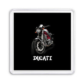 Магнит 55*55 с принтом Ducati в Белгороде, Пластик | Размер: 65*65 мм; Размер печати: 55*55 мм | Тематика изображения на принте: ducati | дукати | мото | мотогонки | мотоспорт | мотоцикл