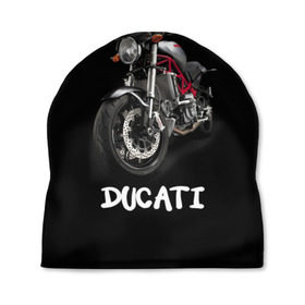 Шапка 3D с принтом Ducati в Белгороде, 100% полиэстер | универсальный размер, печать по всей поверхности изделия | ducati | дукати | мото | мотогонки | мотоспорт | мотоцикл