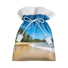 Подарочный 3D мешок с принтом Шикарный пляж в Белгороде, 100% полиэстер | Размер: 29*39 см | вода | голубое небо | жара | загар | зной | каникулы | купание | море | океан | отдых | отпуск | пальмы | песок | приключение | путешествие | туризм
