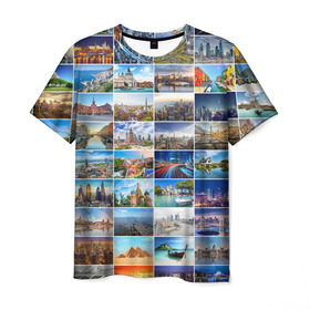 Мужская футболка 3D с принтом Знатный турист в Белгороде, 100% полиэфир | прямой крой, круглый вырез горловины, длина до линии бедер | азия | берлин | вегас | венеция | воспоминания | города | достопримечательности | европа | египет | калифорния | каникулы | лондон | милан | москва | ностальгия | нью йорк | отдых | отпуск | память