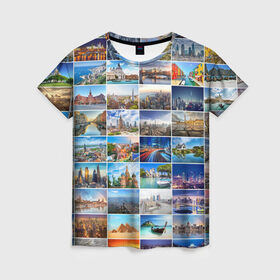 Женская футболка 3D с принтом Знатный турист в Белгороде, 100% полиэфир ( синтетическое хлопкоподобное полотно) | прямой крой, круглый вырез горловины, длина до линии бедер | азия | берлин | вегас | венеция | воспоминания | города | достопримечательности | европа | египет | калифорния | каникулы | лондон | милан | москва | ностальгия | нью йорк | отдых | отпуск | память