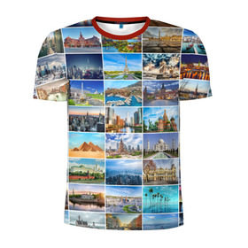 Мужская футболка 3D спортивная с принтом Достопримечательности планеты в Белгороде, 100% полиэстер с улучшенными характеристиками | приталенный силуэт, круглая горловина, широкие плечи, сужается к линии бедра | азия | берлин | вегас | венеция | воспоминания | города | достопримечательности | европа | египет | калифорния | каникулы | лондон | милан | москва | ностальгия | нью йорк | отдых | отпуск | память