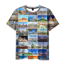 Мужская футболка 3D с принтом Путешественник в Белгороде, 100% полиэфир | прямой крой, круглый вырез горловины, длина до линии бедер | азия | берлин | вегас | венеция | воспоминания | города | достопримечательности | европа | египет | калифорния | каникулы | лондон | милан | москва | ностальгия | нью йорк | отдых | отпуск | память
