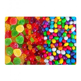 Магнитный плакат 3Х2 с принтом Вкусняшки в Белгороде, Полимерный материал с магнитным слоем | 6 деталей размером 9*9 см | вкуснотища | вкусняшки | глазурь | карамельки | конфетки | конфеты | мармеладки | сахар | сладости