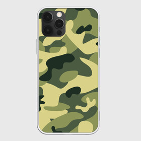 Чехол для iPhone 12 Pro Max с принтом Зелёный камуфляж в Белгороде, Силикон |  | camouflage | green camouflage | зеленый камуфляж | камуфляж