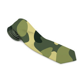Галстук 3D с принтом Зелёный камуфляж в Белгороде, 100% полиэстер | Длина 148 см; Плотность 150-180 г/м2 | camouflage | green camouflage | зеленый камуфляж | камуфляж