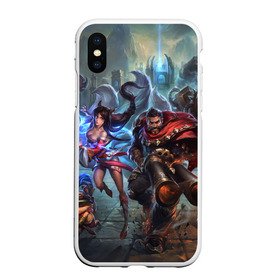 Чехол для iPhone XS Max матовый с принтом League of legends в Белгороде, Силикон | Область печати: задняя сторона чехла, без боковых панелей | dota | league of legends | warcraft | лига легенд