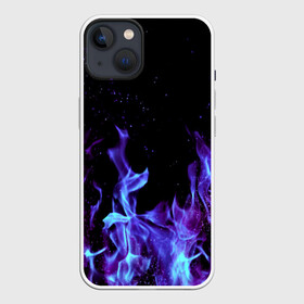 Чехол для iPhone 13 с принтом Синий огонь в Белгороде,  |  | дым | разные | синий | цветные