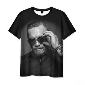 Мужская футболка 3D с принтом Конор Макгрегор 27 в Белгороде, 100% полиэфир | прямой крой, круглый вырез горловины, длина до линии бедер | Тематика изображения на принте: макгрегор