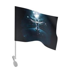 Флаг для автомобиля с принтом Give us this day! в Белгороде, 100% полиэстер | Размер: 30*21 см | мэнни пакьяо