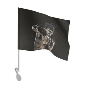 Флаг для автомобиля с принтом Мэнни Пакьяо в Белгороде, 100% полиэстер | Размер: 30*21 см | мэнни пакьяо