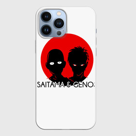 Чехол для iPhone 13 Pro Max с принтом Saitama  Genos в Белгороде,  |  | genos | one punch man | saitama