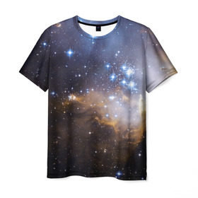 Мужская футболка 3D с принтом Вселенная в Белгороде, 100% полиэфир | прямой крой, круглый вырез горловины, длина до линии бедер | вселенная | галактика | звёзды | космическое пространство | космос | созвездие