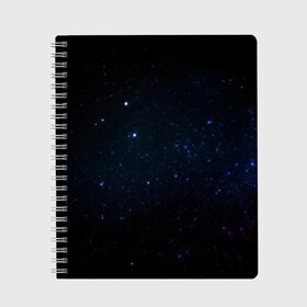Тетрадь с принтом Deep Space в Белгороде, 100% бумага | 48 листов, плотность листов — 60 г/м2, плотность картонной обложки — 250 г/м2. Листы скреплены сбоку удобной пружинной спиралью. Уголки страниц и обложки скругленные. Цвет линий — светло-серый
 | star | звезды