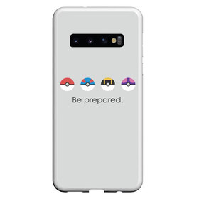 Чехол для Samsung Galaxy S10 с принтом Pokeballs в Белгороде, Силикон | Область печати: задняя сторона чехла, без боковых панелей | bulbasaur | pikachu | pokemon | squirtle | бальбазар | пикачу | покемон | сквиртл