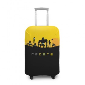 Чехол для чемодана 3D с принтом ReCore в Белгороде, 86% полиэфир, 14% спандекс | двустороннее нанесение принта, прорези для ручек и колес | 