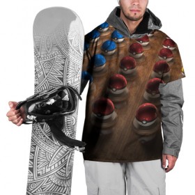Накидка на куртку 3D с принтом Wood в Белгороде, 100% полиэстер |  | Тематика изображения на принте: bulbasaur | pikachu | pokemon | squirtle | бальбазар | пикачу | покемон | сквиртл
