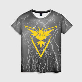 Женская футболка 3D с принтом Team Instinct Simple Gray в Белгороде, 100% полиэфир ( синтетическое хлопкоподобное полотно) | прямой крой, круглый вырез горловины, длина до линии бедер | Тематика изображения на принте: 