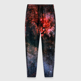 Мужские брюки 3D с принтом Nebula Star в Белгороде, 100% полиэстер | манжеты по низу, эластичный пояс регулируется шнурком, по бокам два кармана без застежек, внутренняя часть кармана из мелкой сетки | вселенная | галактика | звезды | туманность