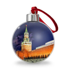 Ёлочный шар с принтом Кремль в Белгороде, Пластик | Диаметр: 77 мм | moscow | russia | гордость | кремль | москва | отечество | родина | россия | столица