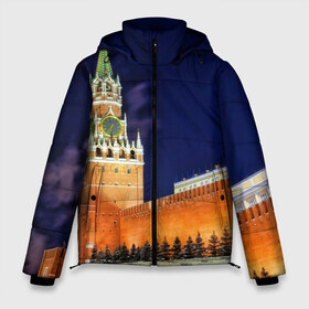 Мужская зимняя куртка 3D с принтом Кремль в Белгороде, верх — 100% полиэстер; подкладка — 100% полиэстер; утеплитель — 100% полиэстер | длина ниже бедра, свободный силуэт Оверсайз. Есть воротник-стойка, отстегивающийся капюшон и ветрозащитная планка. 

Боковые карманы с листочкой на кнопках и внутренний карман на молнии. | Тематика изображения на принте: moscow | russia | гордость | кремль | москва | отечество | родина | россия | столица