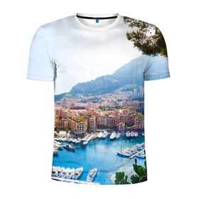 Мужская футболка 3D спортивная с принтом Монако в Белгороде, 100% полиэстер с улучшенными характеристиками | приталенный силуэт, круглая горловина, широкие плечи, сужается к линии бедра | europe | monaco | гламур | европа | загар | княжество | миллионеры | монако | отдых | отпуск | пляж | роскошь | солнце | средиземное море | туризм