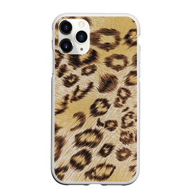 Чехол для iPhone 11 Pro матовый с принтом Леопардовая ткань в Белгороде, Силикон |  | гепард | гламур | леопард | мода | пятна | роскошь | ткань | точки | шерсть