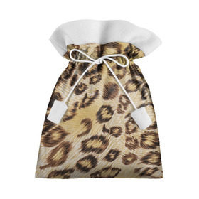 Подарочный 3D мешок с принтом Леопардовая ткань в Белгороде, 100% полиэстер | Размер: 29*39 см | Тематика изображения на принте: гепард | гламур | леопард | мода | пятна | роскошь | ткань | точки | шерсть