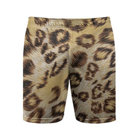Мужские шорты 3D спортивные с принтом Леопардовая ткань в Белгороде,  |  | гепард | гламур | леопард | мода | пятна | роскошь | ткань | точки | шерсть