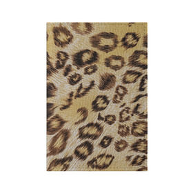 Обложка для паспорта матовая кожа с принтом Леопардовая ткань в Белгороде, натуральная матовая кожа | размер 19,3 х 13,7 см; прозрачные пластиковые крепления | Тематика изображения на принте: гепард | гламур | леопард | мода | пятна | роскошь | ткань | точки | шерсть