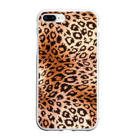 Чехол для iPhone 7Plus/8 Plus матовый с принтом Леопардовая шкура в Белгороде, Силикон | Область печати: задняя сторона чехла, без боковых панелей | гепард | гламур | леопард | мода | роскошь | шерсть