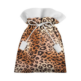 Подарочный 3D мешок с принтом Леопардовая шкура в Белгороде, 100% полиэстер | Размер: 29*39 см | Тематика изображения на принте: гепард | гламур | леопард | мода | роскошь | шерсть
