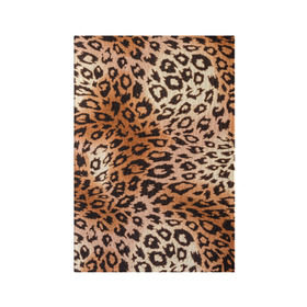 Обложка для паспорта матовая кожа с принтом Леопардовая шкура в Белгороде, натуральная матовая кожа | размер 19,3 х 13,7 см; прозрачные пластиковые крепления | гепард | гламур | леопард | мода | роскошь | шерсть