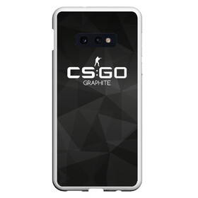 Чехол для Samsung S10E с принтом csgo - Graphite (Графит) в Белгороде, Силикон | Область печати: задняя сторона чехла, без боковых панелей | cs | csgo | го | кс