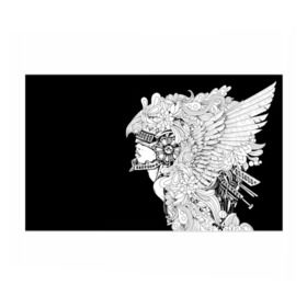 Бумага для упаковки 3D с принтом Ангел мира в Белгороде, пластик и полированная сталь | круглая форма, металлическое крепление в виде кольца | ангел | белое | девушка | киборг | крылья | новинки | текстуры | цветы | черное