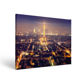 Холст прямоугольный с принтом Эйфелева башня в Белгороде, 100% ПВХ |  | sity | блики | город | европа | ночь | париж | романтика | свет | эйфелева башня