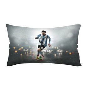 Подушка 3D антистресс с принтом Leo Messi в Белгороде, наволочка — 100% полиэстер, наполнитель — вспененный полистирол | состоит из подушки и наволочки на молнии | barselona | messi | аргентина | барселона | месси | мяч | футбол