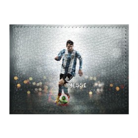 Обложка для студенческого билета с принтом Leo Messi в Белгороде, натуральная кожа | Размер: 11*8 см; Печать на всей внешней стороне | barselona | messi | аргентина | барселона | месси | мяч | футбол