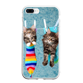 Чехол для iPhone 7Plus/8 Plus матовый с принтом Мейн-кун 1 в Белгороде, Силикон | Область печати: задняя сторона чехла, без боковых панелей | кот | котенок | котик | котэ | кошка | мейн кун | мейнкун | мэйн кун | мэйнкун