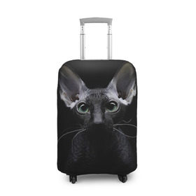 Чехол для чемодана 3D с принтом Сфинкс 2 в Белгороде, 86% полиэфир, 14% спандекс | двустороннее нанесение принта, прорези для ручек и колес | кот | котенок | котик | котэ | кошка | сфинкс