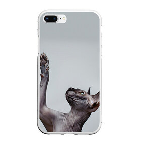 Чехол для iPhone 7Plus/8 Plus матовый с принтом Сфинкс 3 в Белгороде, Силикон | Область печати: задняя сторона чехла, без боковых панелей | кот | котенок | котик | котэ | кошка | сфинкс