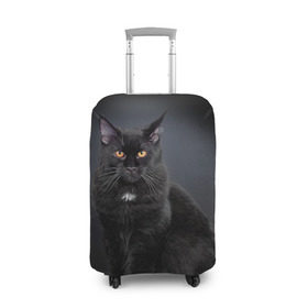 Чехол для чемодана 3D с принтом Мейн-кун 3 в Белгороде, 86% полиэфир, 14% спандекс | двустороннее нанесение принта, прорези для ручек и колес | кот | котенок | котик | котэ | кошка | мейн кун | мейнкун | мэйн кун | мэйнкун