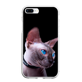 Чехол для iPhone 7Plus/8 Plus матовый с принтом Сфинкс 6 в Белгороде, Силикон | Область печати: задняя сторона чехла, без боковых панелей | Тематика изображения на принте: кот | котенок | котик | котэ | кошка | сфинкс