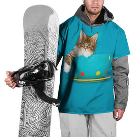 Накидка на куртку 3D с принтом Мейн-кун 4 в Белгороде, 100% полиэстер |  | кот | котенок | котик | котэ | кошка | мейн кун | мейнкун | мэйн кун | мэйнкун