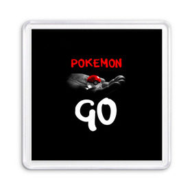 Магнит 55*55 с принтом Pokemon GO 5 в Белгороде, Пластик | Размер: 65*65 мм; Размер печати: 55*55 мм | pikachu | poke ball | pokemon | pokemon go | пикачу | покемон